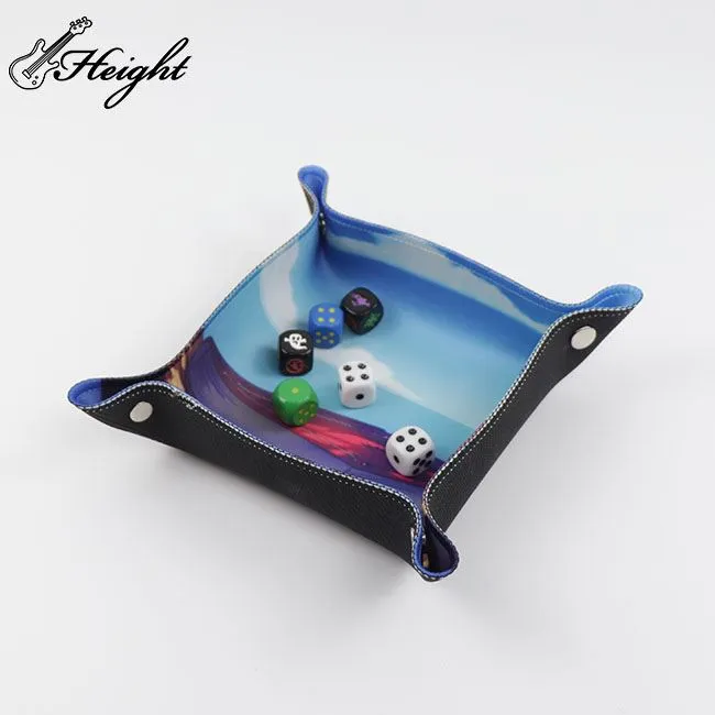 blue dice tray