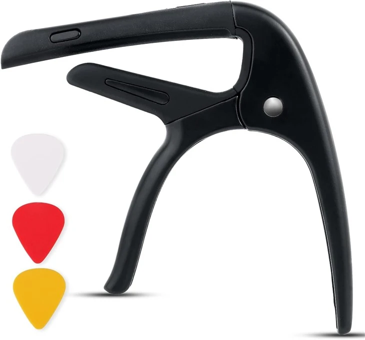 6 Clamp Llinynnol Clip Capo